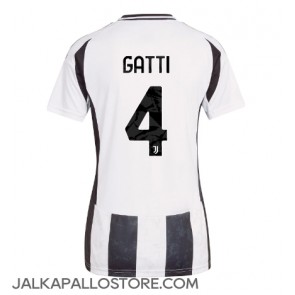 Juventus Federico Gatti #4 Kotipaita Naisten 2024-25 Lyhythihainen